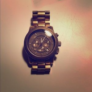 Michael Kors brass watch